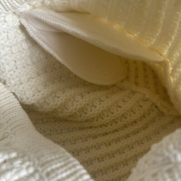 NEW Ba&sh Bash Gaspard Tweed Cardigan Jacket in Ecru Cream White | size XS / 0 - Picture 13 of 13